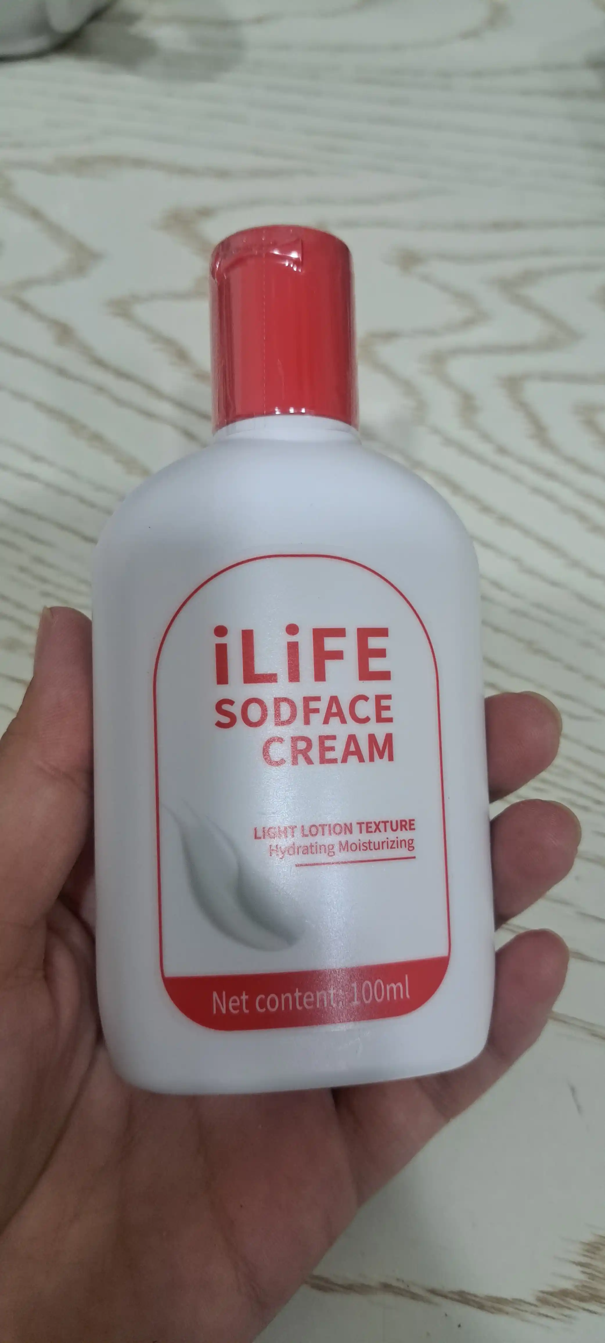 GREENLEAF, ILiFE Protein va asal qo‘shilgan yuz uchun krem SOD, 100 ml