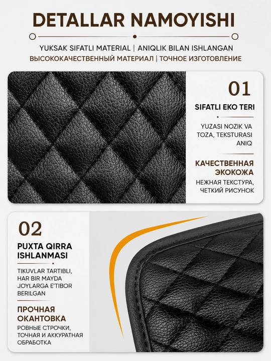 Koʻp funksiyalik avto organayzer, avtomobil saqlash organayzeri, universal organayzer