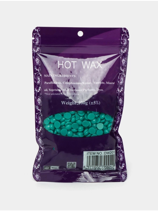 Воск для депиляции Hot Wax, профессиональный, в гранулах, пленочный, 100 гр