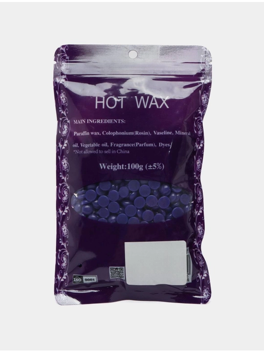 Воск для депиляции Hot Wax, профессиональный, в гранулах, пленочный, 100 гр