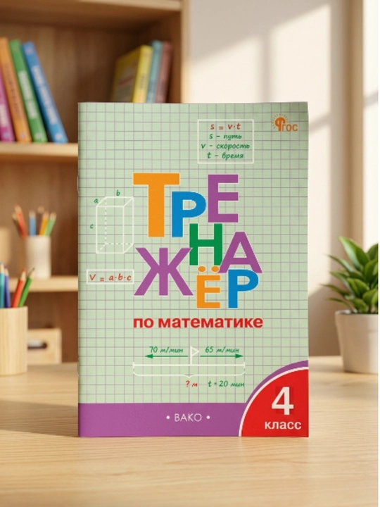 KITOB: Тренажёр по математике. 4 класс