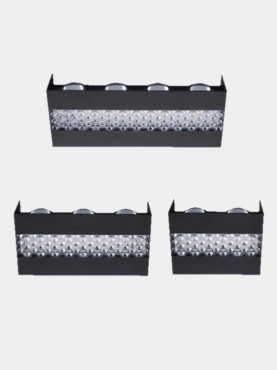 LED devor chirog‘i, tashqi IP65 suv o‘tkazmaydigan, 6W/8W/10W, rangli yoritish, ABS korpus