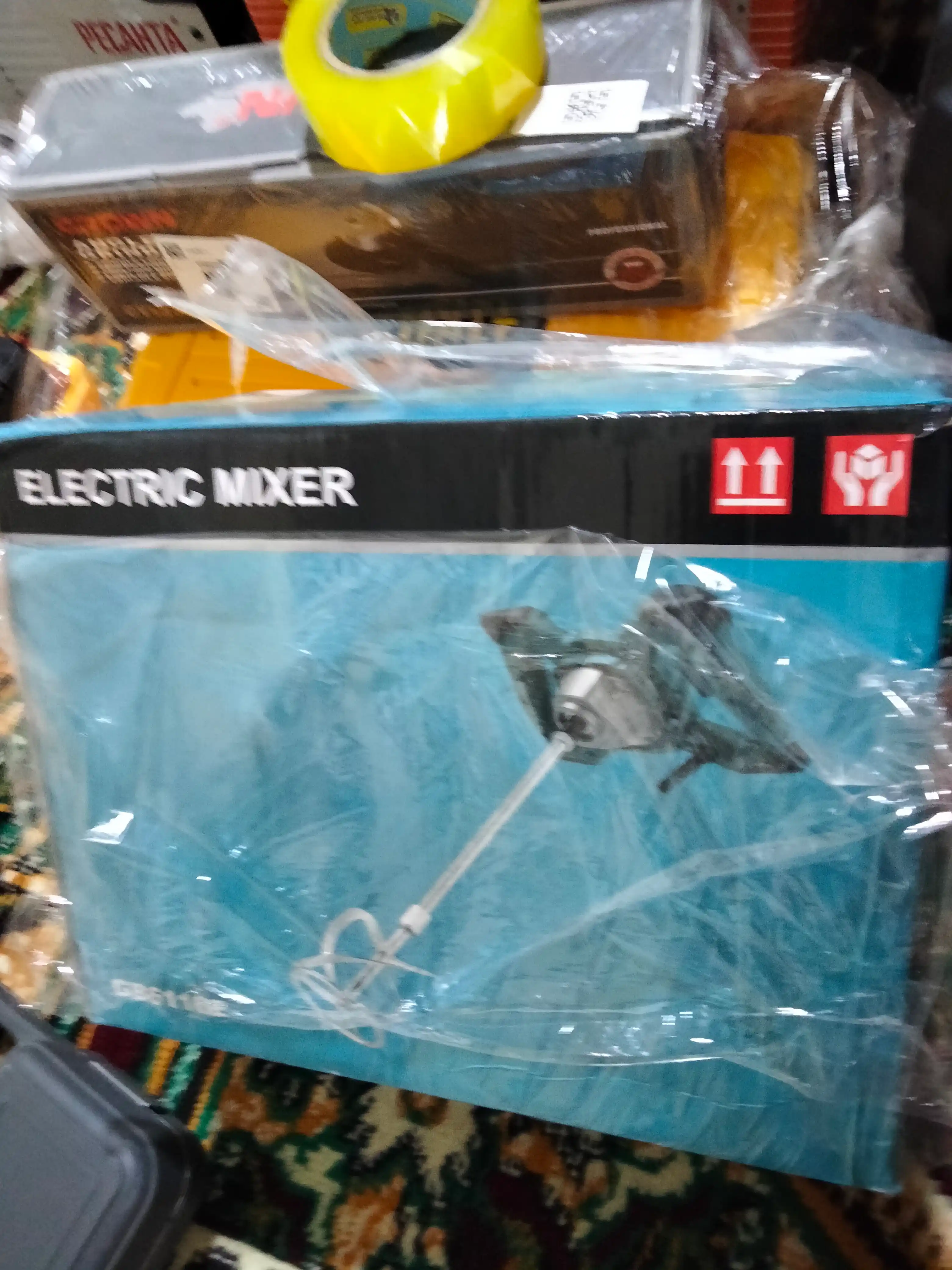 Qurilish elektr mikser, quvvati 2600 Vt, 6 tezlikda - ikki dastali