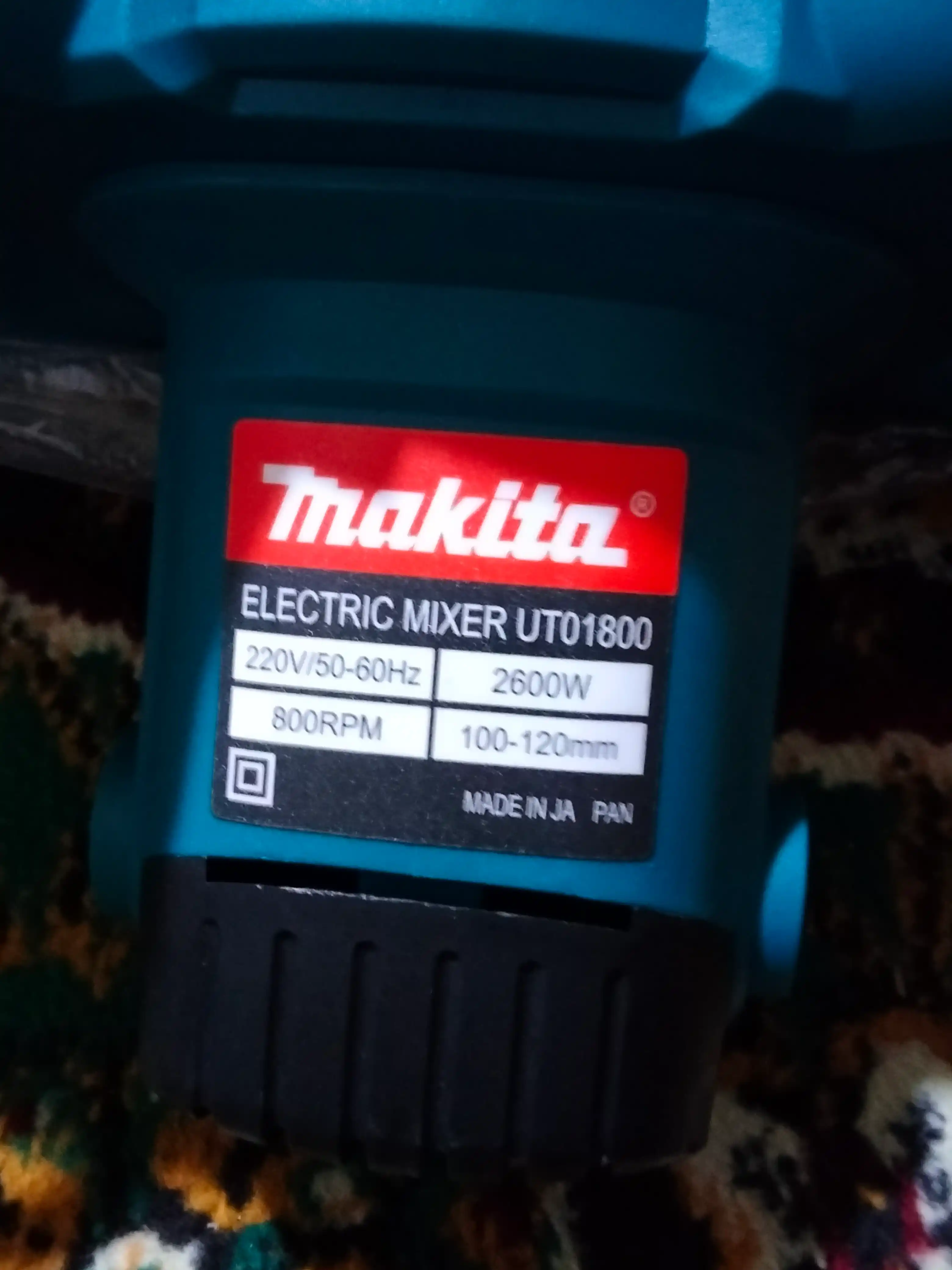 Qurilish elektr mikser, quvvati 2600 Vt, 6 tezlikda - ikki dastali