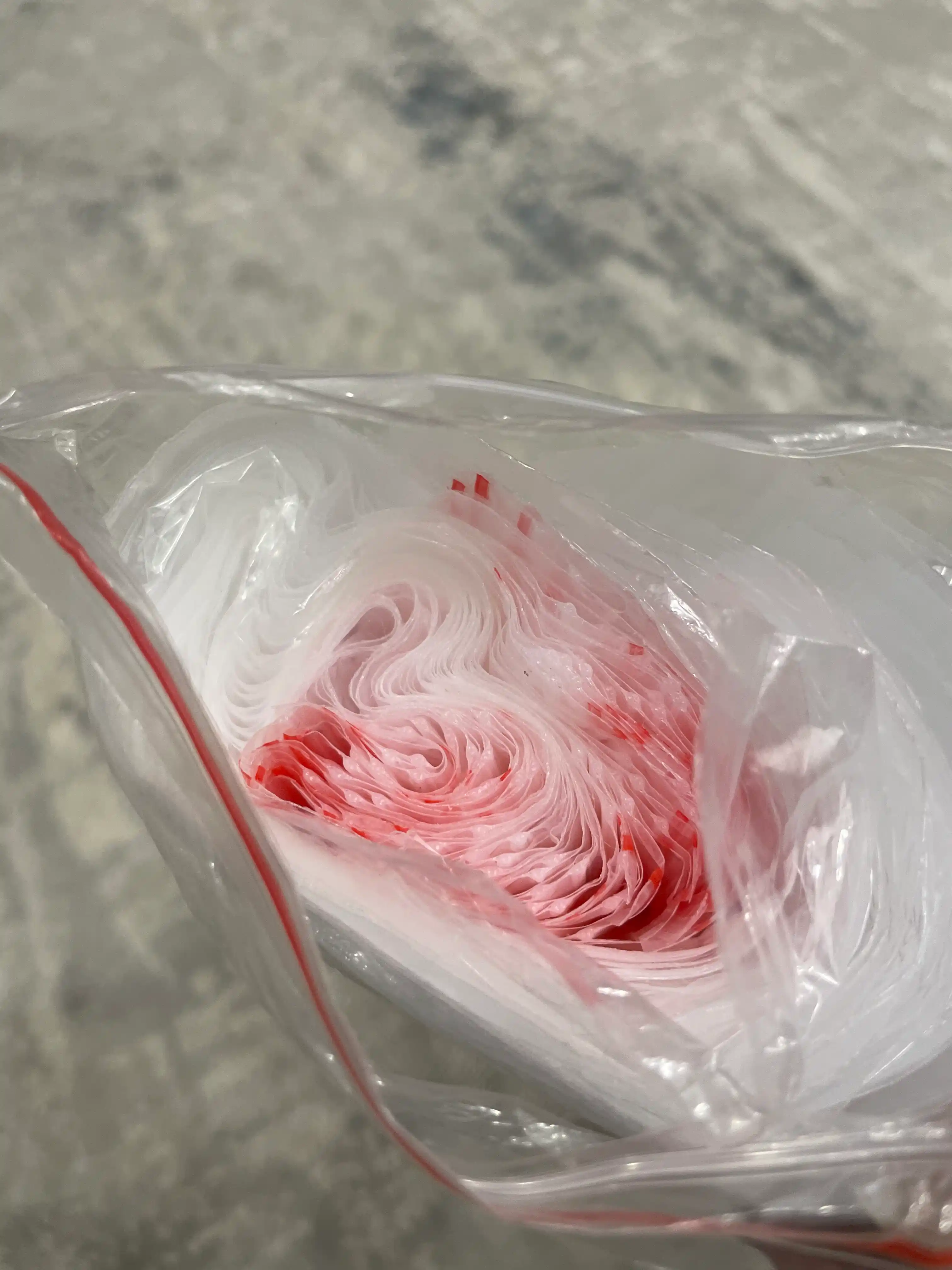Zip-lock paket 100 dona, oziq-ovqat va buyumlar uchun