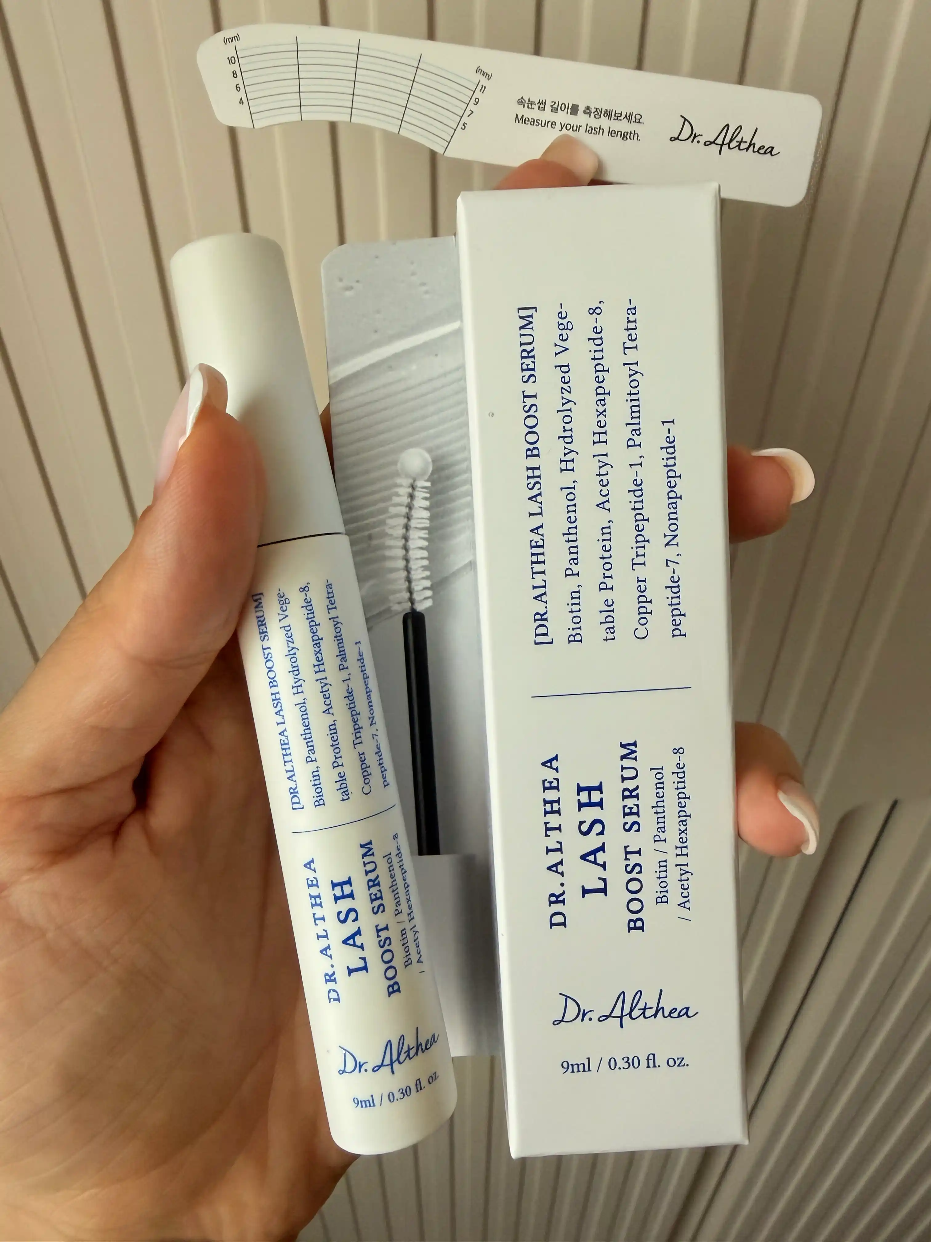 Сыворотка для роста и укрепления ресниц Dr. Althea с пептидами Lash Boost Serum, 9 мл