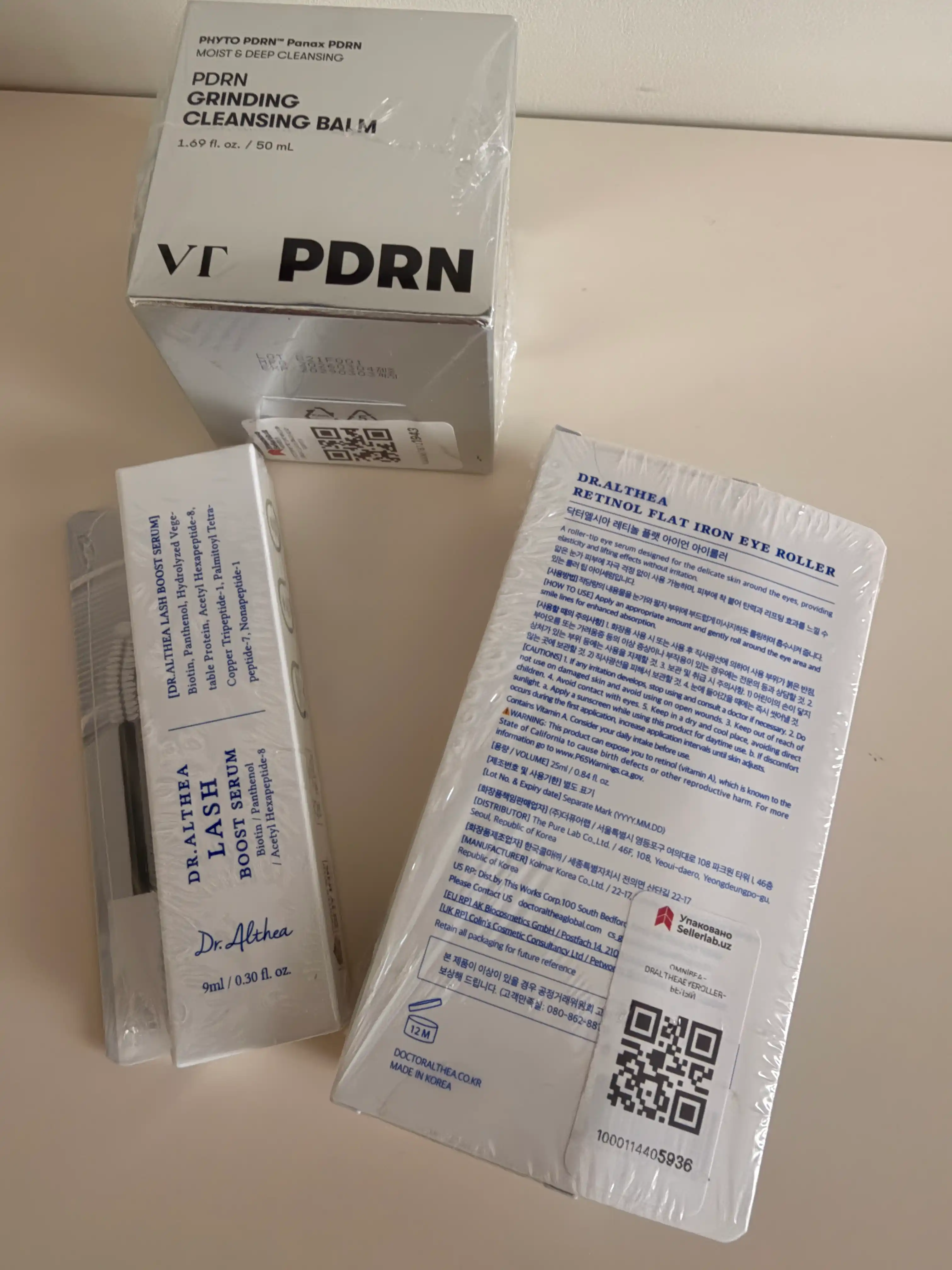 Массажный крем для век Dr.Althea Retinol Eye Roller 0,1%, от морщин и тёмных кругов, 25 мл