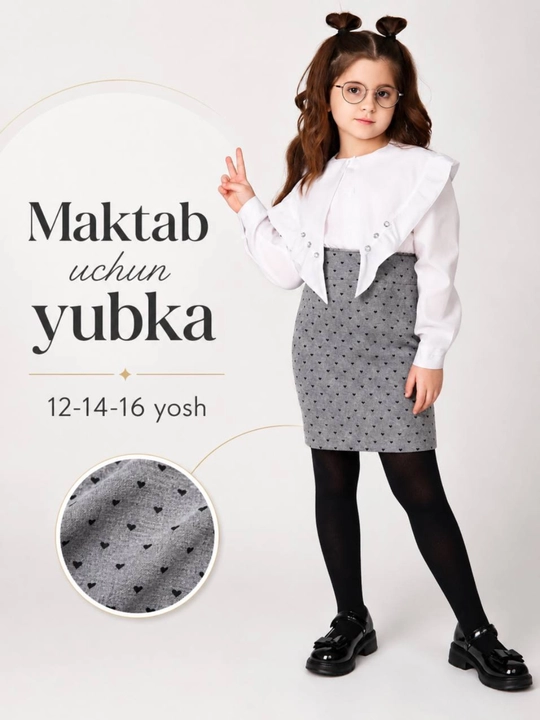 Ayollar va qizlar yubkasi,yupka, maktab uchun - 