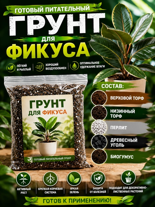 Грунт для фикуса - 