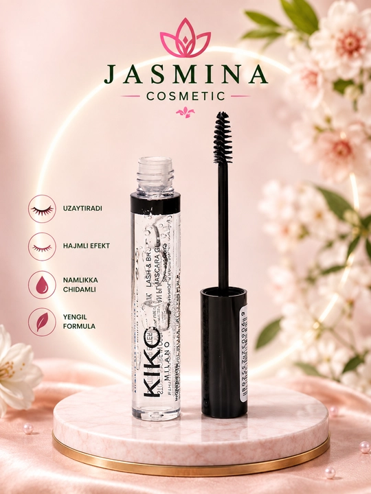 Укрепляющий прозрачный гель для бровей KIKO, сильная фиксация - 