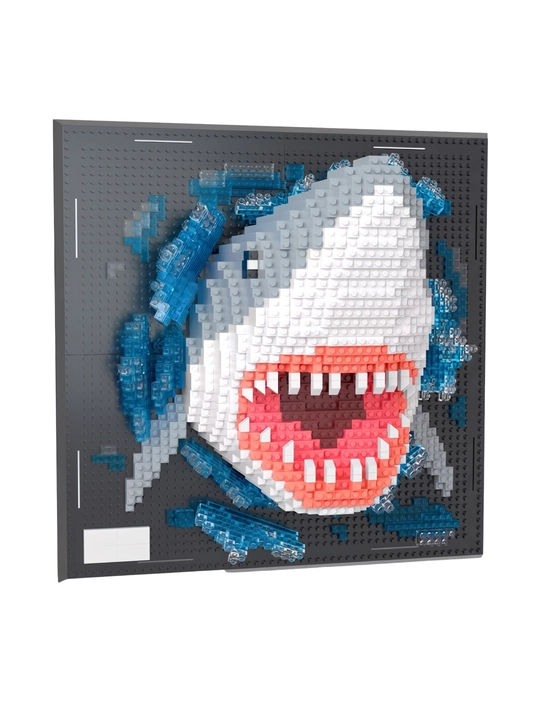 Devorga 3D rasm chizish, Lego konstruktor devor bezaklari, hayvon panno