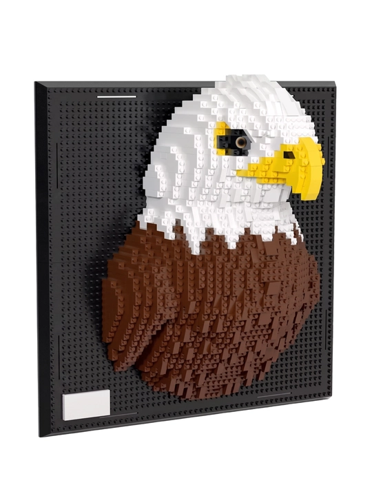 Devorga 3D rasm chizish, Lego konstruktor devor bezaklari, hayvon panno