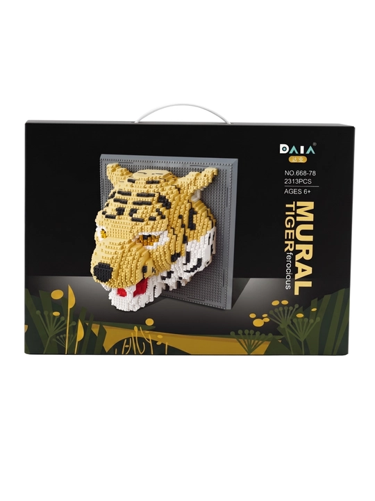 Devorga 3D rasm chizish, Lego konstruktor devor bezaklari, hayvon panno