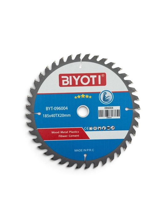 Пильный диск BIYOTI  40T, по дереву и мульти-материалу, 125/150/185 мм - 