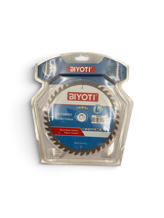 Пильный диск BIYOTI  40T, по дереву и мульти-материалу, 125/150/185 мм