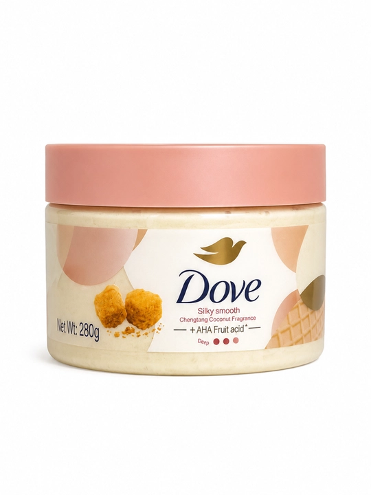 Скраб для тела Dove с мягкими отшелушивающими частицами для гладкой и ухоженной кожи - 