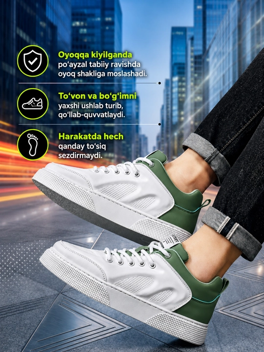 Krossovkalar erkaklar va ayollar uchun, kuzgi uniseks, oq-qora