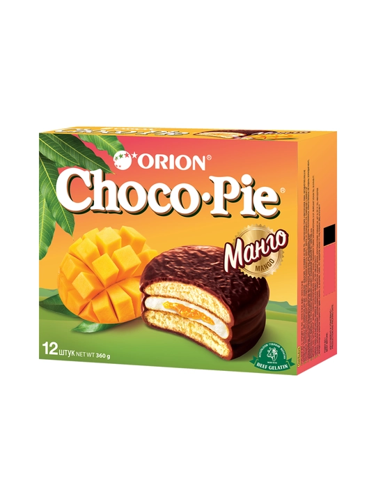 Choco-Pie Mango pirojnasi, 12 dona × 360 g - 
