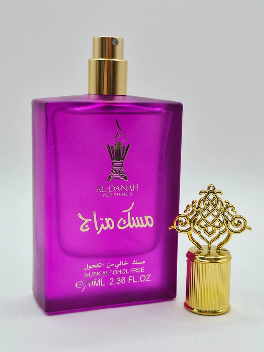 Al-Danah Musk Al Mizaj 70 ml — soch va tana uchun alkogolsiz mushkli parfyum