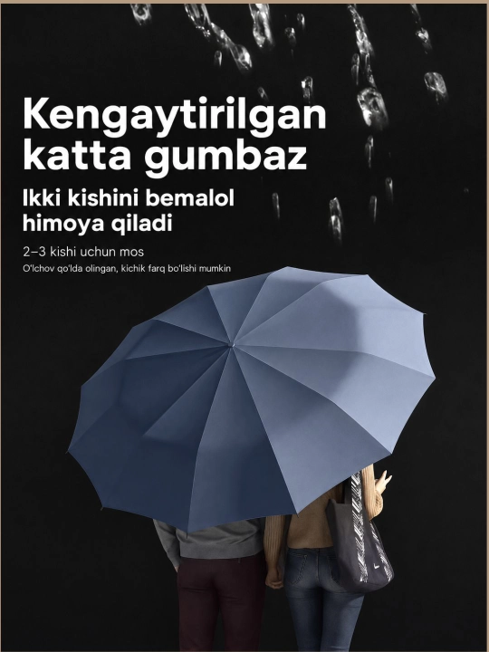 Soyabon, 24 qovurg'ali avtomatik