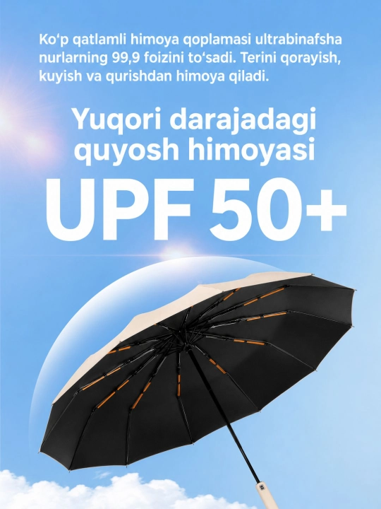 Soyabon, 24 qovurg'ali avtomatik