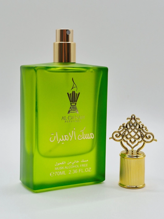 Al-Danah Musk Al Amirat soch va tana uchun alkogolsiz mushk atiri, 70 ml