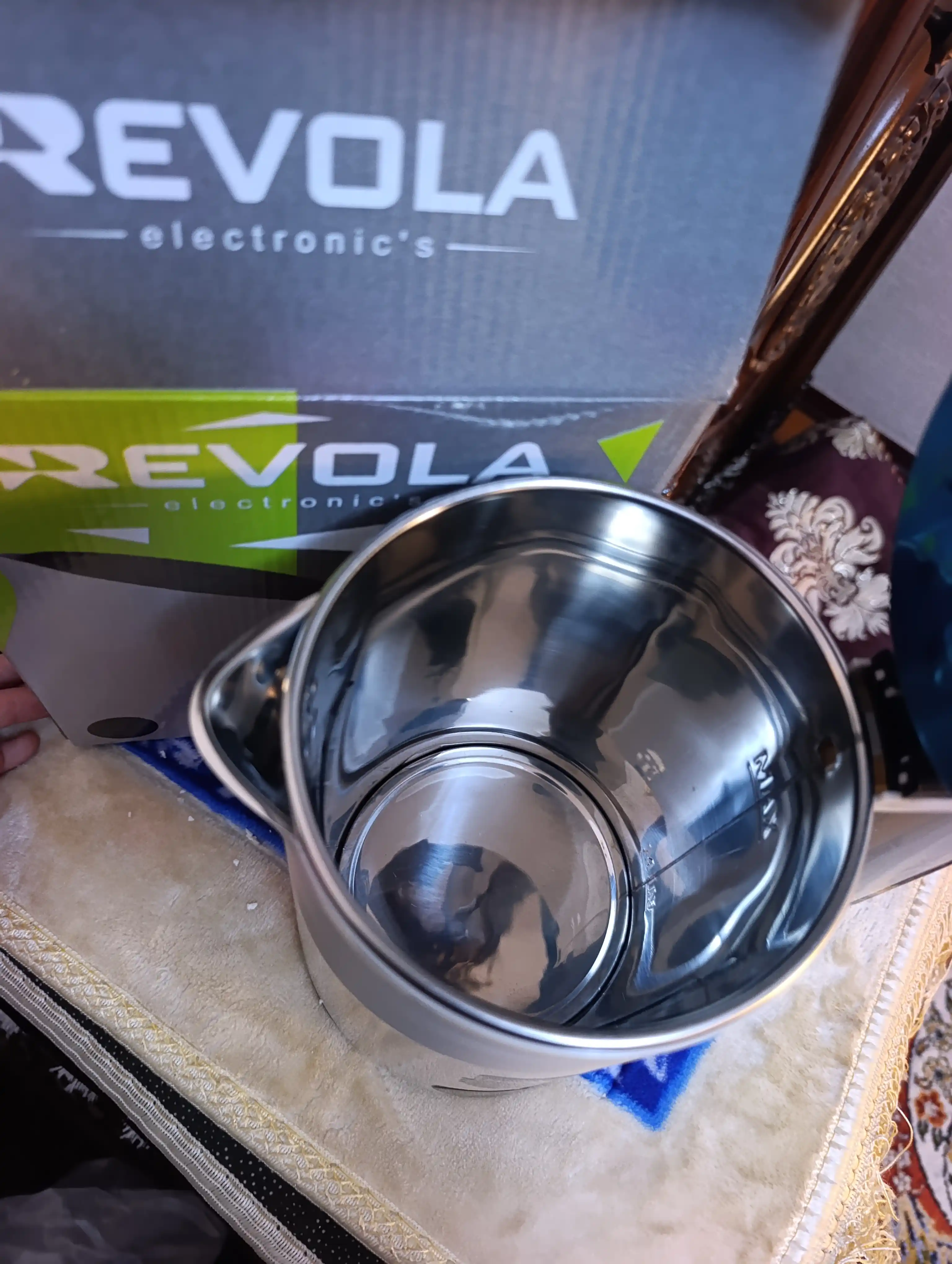Revola Elektr choynak, 2,5 litrli, choy damlash uchun elektr choynak, 1500 Vt tefal