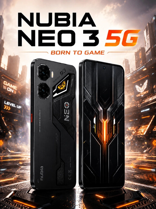 ZTE Nubia Neo 3 5G  – Игровой смартфон,AMOLED 120 Гц,UNISOC T8300,6000 мАч,50 МП - 