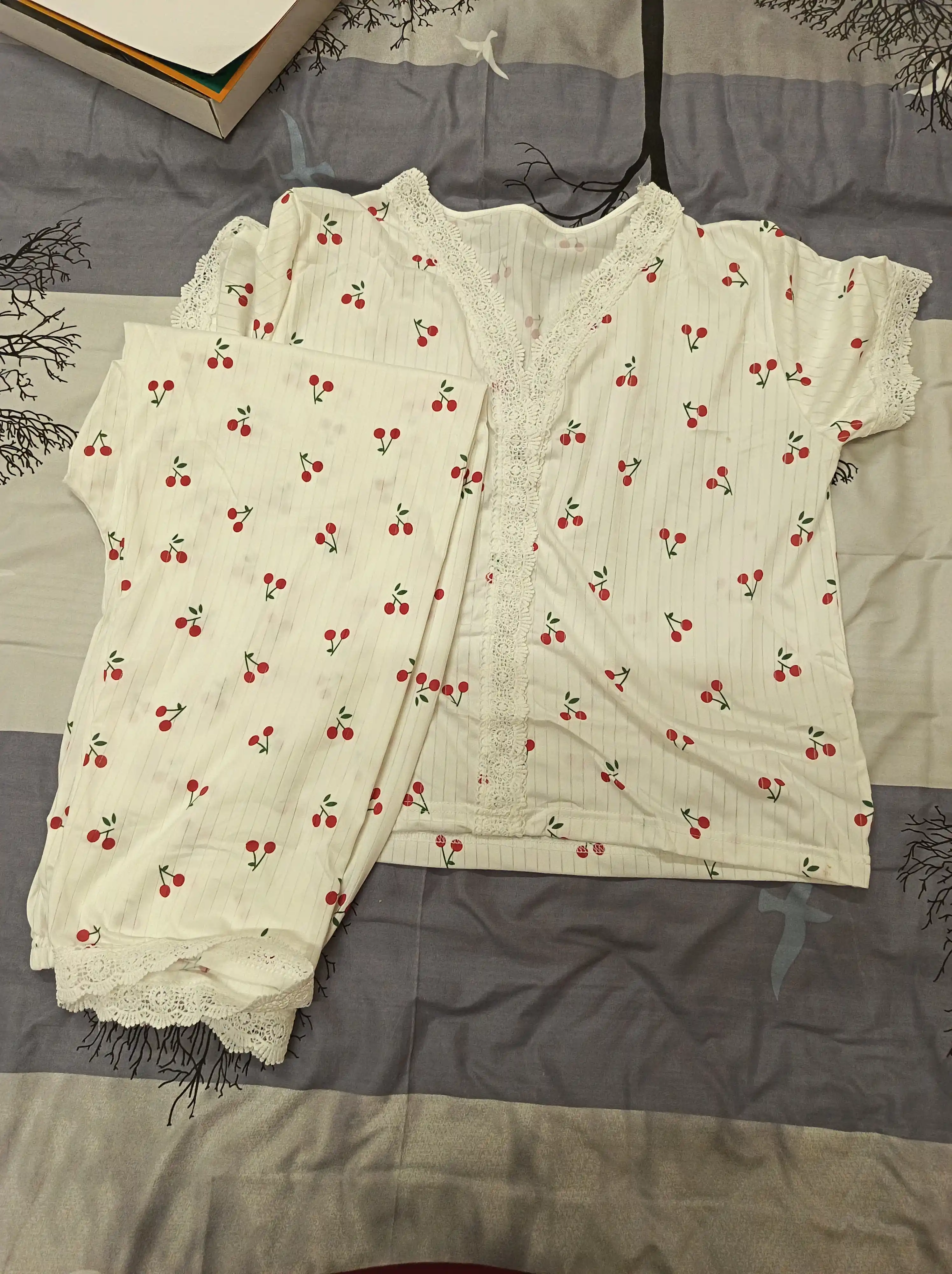 Ayollar pijamasi Kioko, ayollar uchun ikki qismli pijama, uy kiyimi, ayollar uy kostyumi