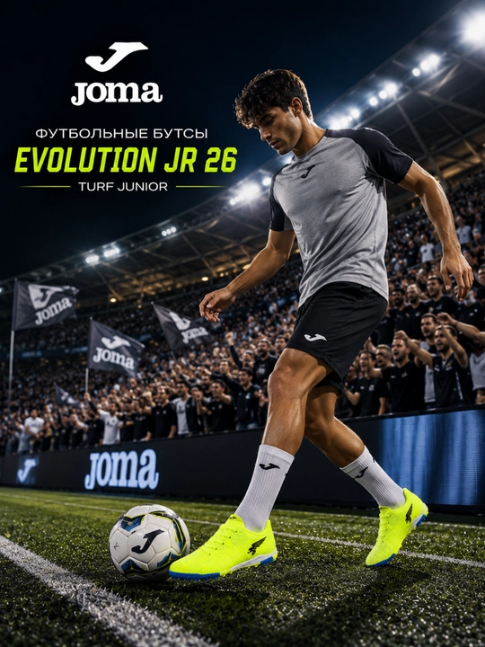 Детские сороконожки Joma Evolution Jr 26 TF для искусственного газона