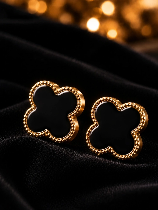 Серьги для девочек, Van Cleef, набор 8 пар, разноцветные серьги