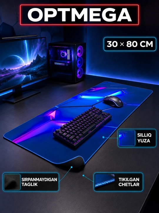 Kompyuter kovrik va sichqoncha uchun gilamcha CS GO gilamcha
