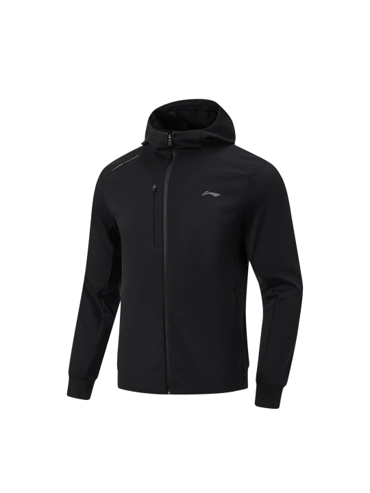 Мужская спортивная куртка Li-Ning AFDW933, трикотажная, с капюшоном - 