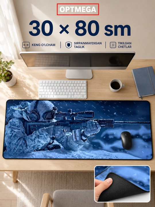 Kompyuter kovrik va sichqoncha uchun gilamcha CS GO gilamcha