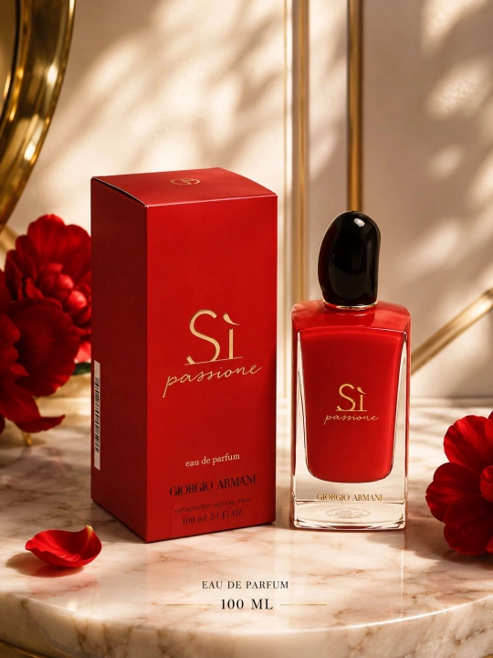 Si passione, Giorgio Armani — элегантная парфюмерная вода для женщин, 100 мл