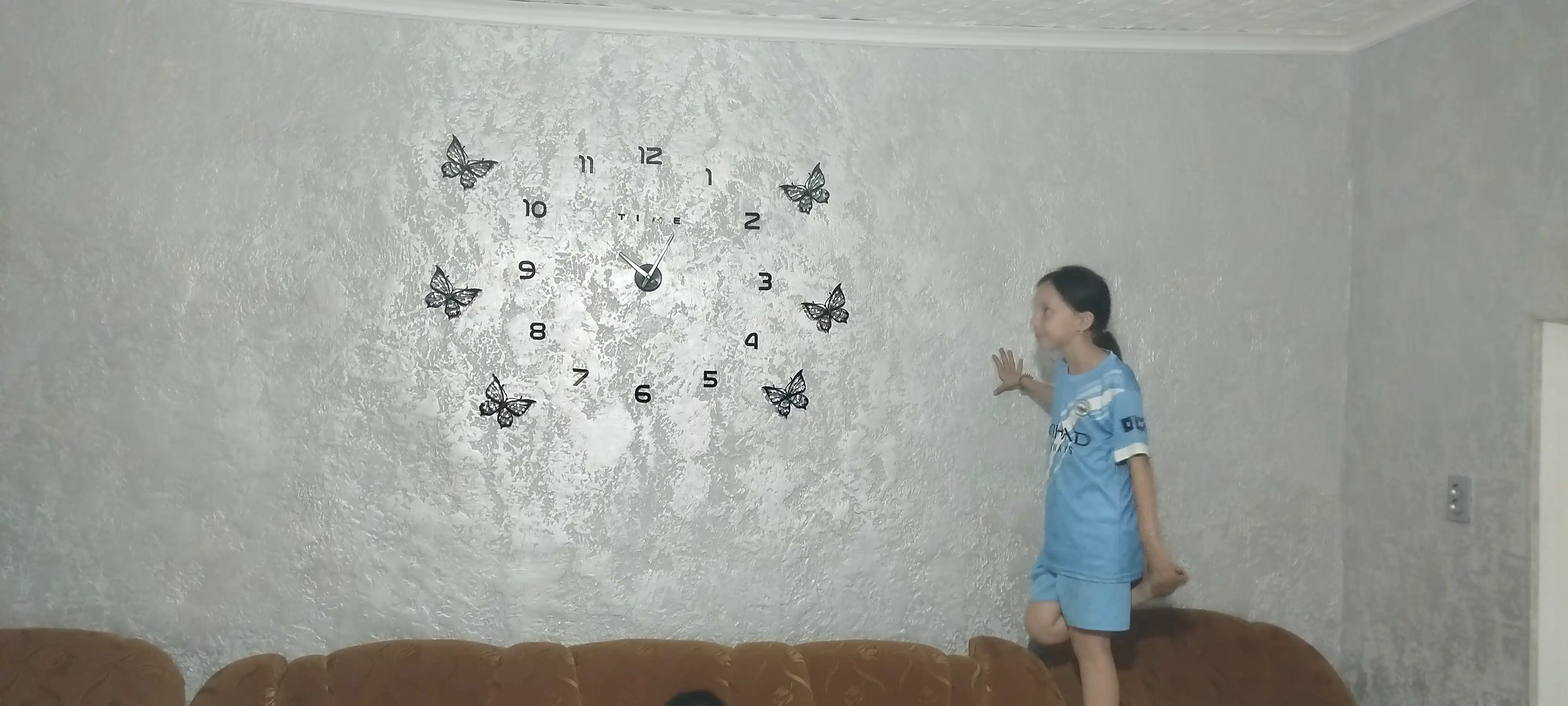 Бабочки для декора, 3D, 6 штук