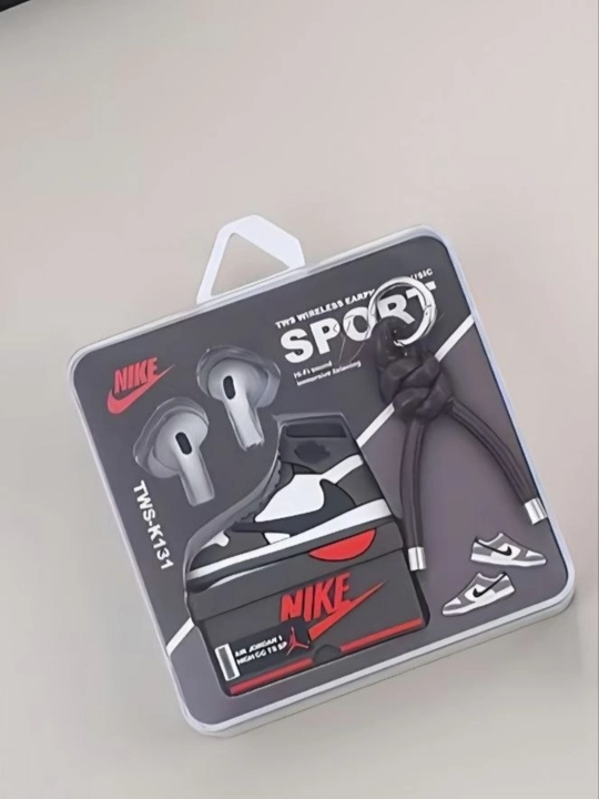 Simsiz quloqchinlar TWS-K131 Sport Music Series (Nike Air Jordan uslubida) - 