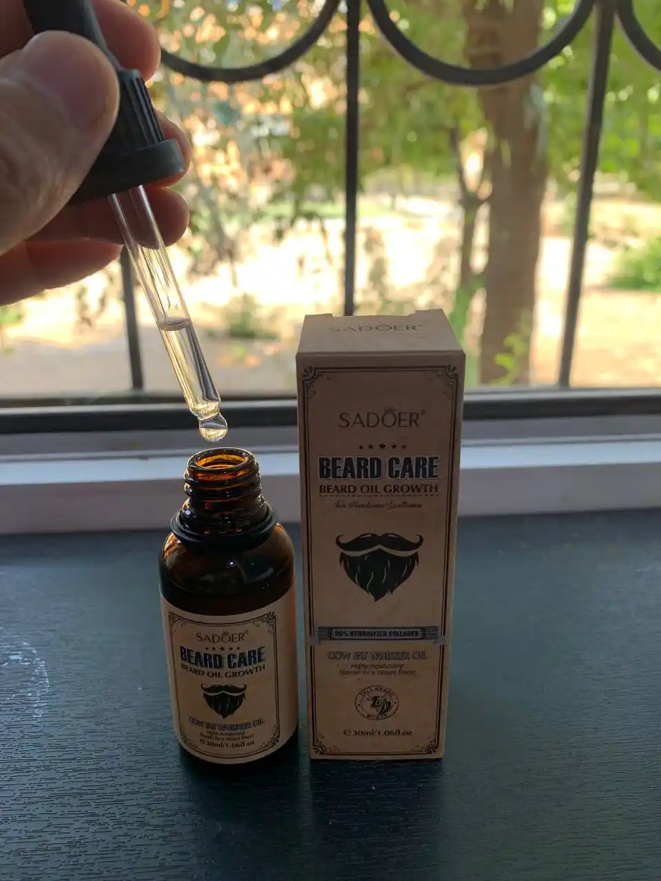 Масло для бороды SADOER Beard Care, увлажняющее и смягчающее средство для ухода за бородой