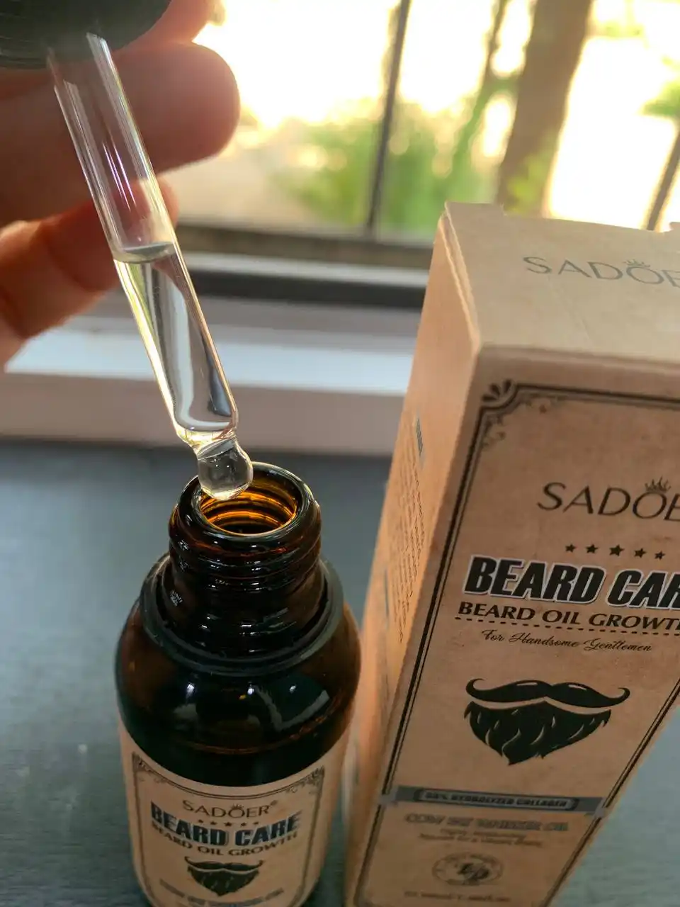 Масло для бороды SADOER Beard Care, увлажняющее и смягчающее средство для ухода за бородой