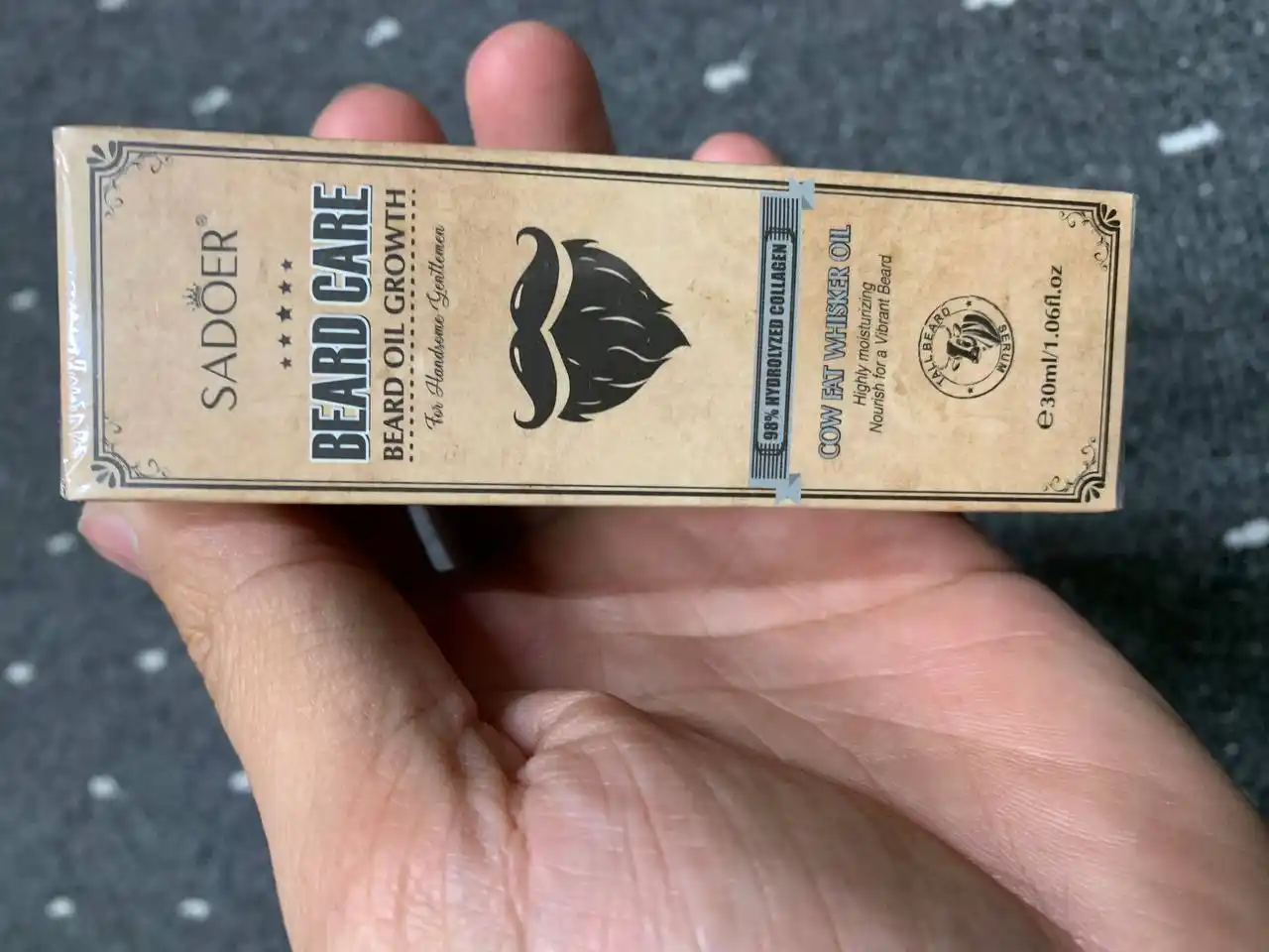Масло для бороды SADOER Beard Care, увлажняющее и смягчающее средство для ухода за бородой