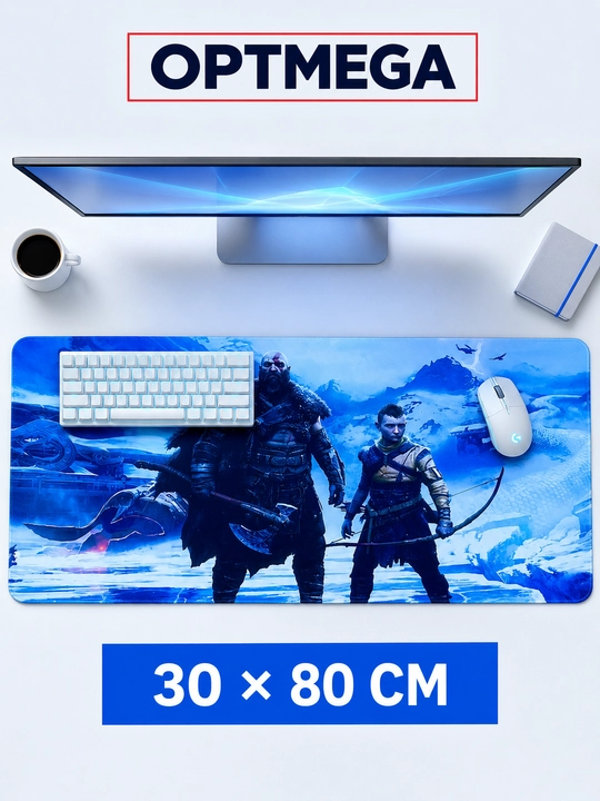 Большой коврик 100x50x3 мм, игровой и офисный коврик для клавиатуры и мыши