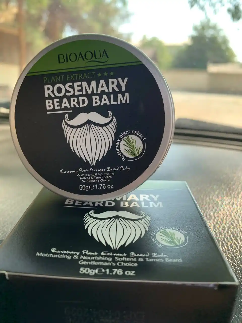 Бальзам масло для бороды BIOAQUA с розмарином, уход, смягчение и увлажнение, 50 г
