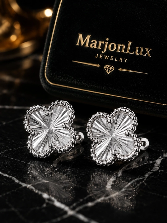 Серьги для девочек, Van Cleef, подростковые, модные
