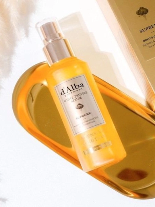 D’Alba White Truffle Prime — oq trufelli yuz uchun namlantiruvchi serum