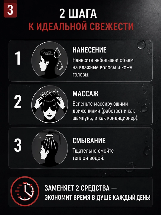Шампунь-кондиционер MEN ASPECT SIMPLE Для ежедневного ухода, 250 мл