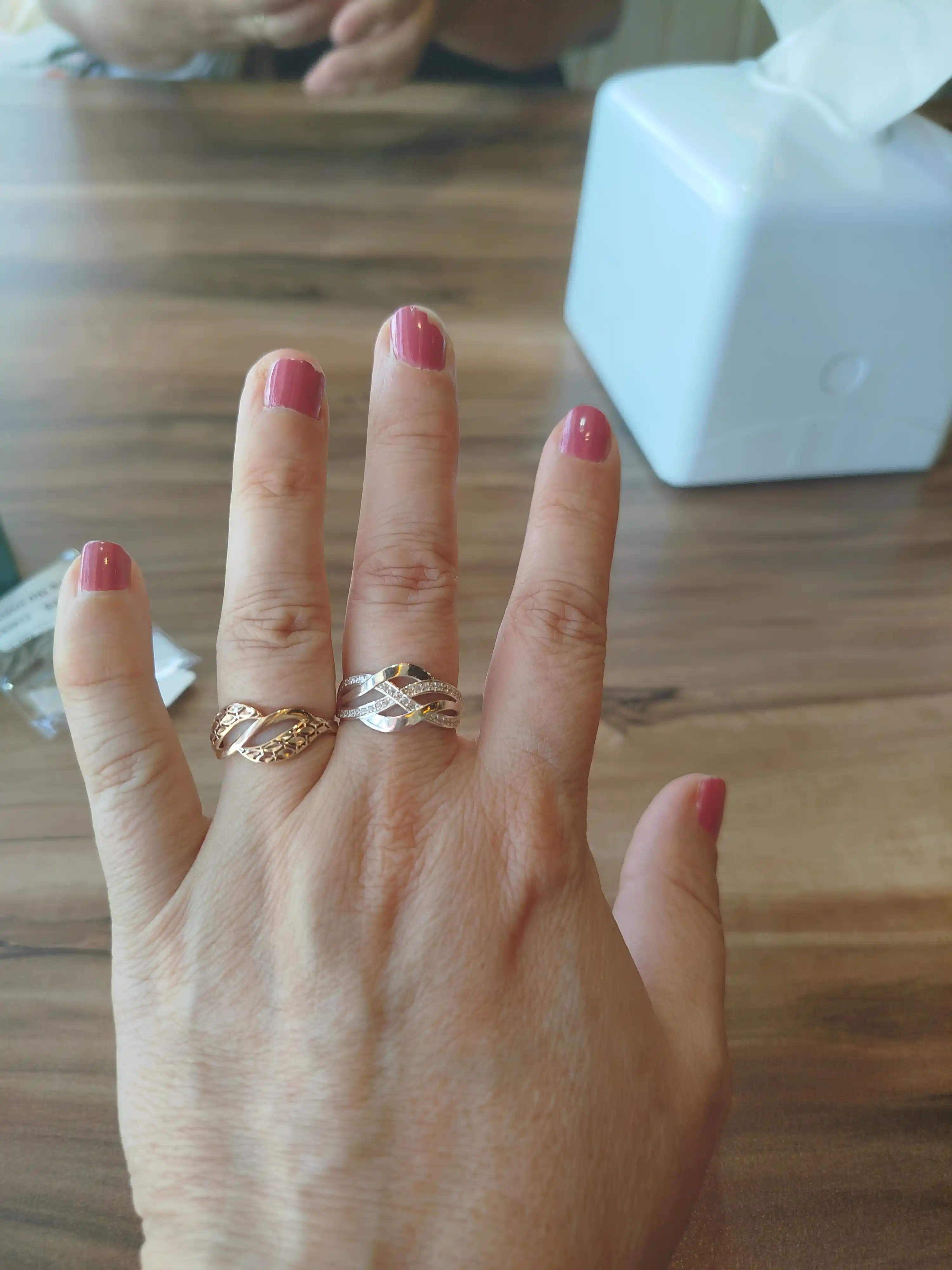 925 probali sterling kumush uzuklar