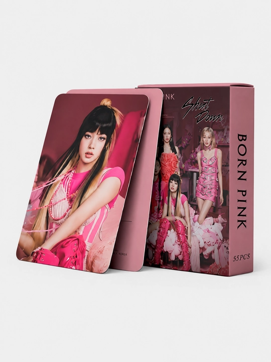 K-Pop BlackPink Lomo kartalari, 20 dan ortiq turlari, 55 dona