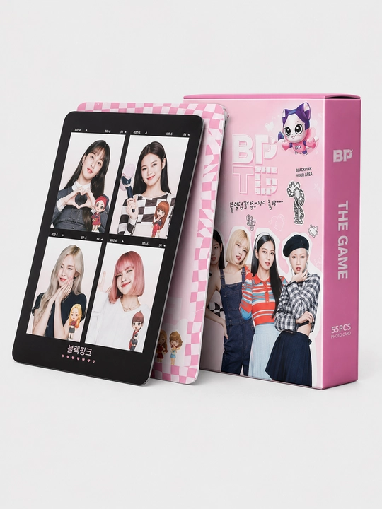 K-Pop BlackPink Lomo kartalari, 20 dan ortiq turlari, 55 dona