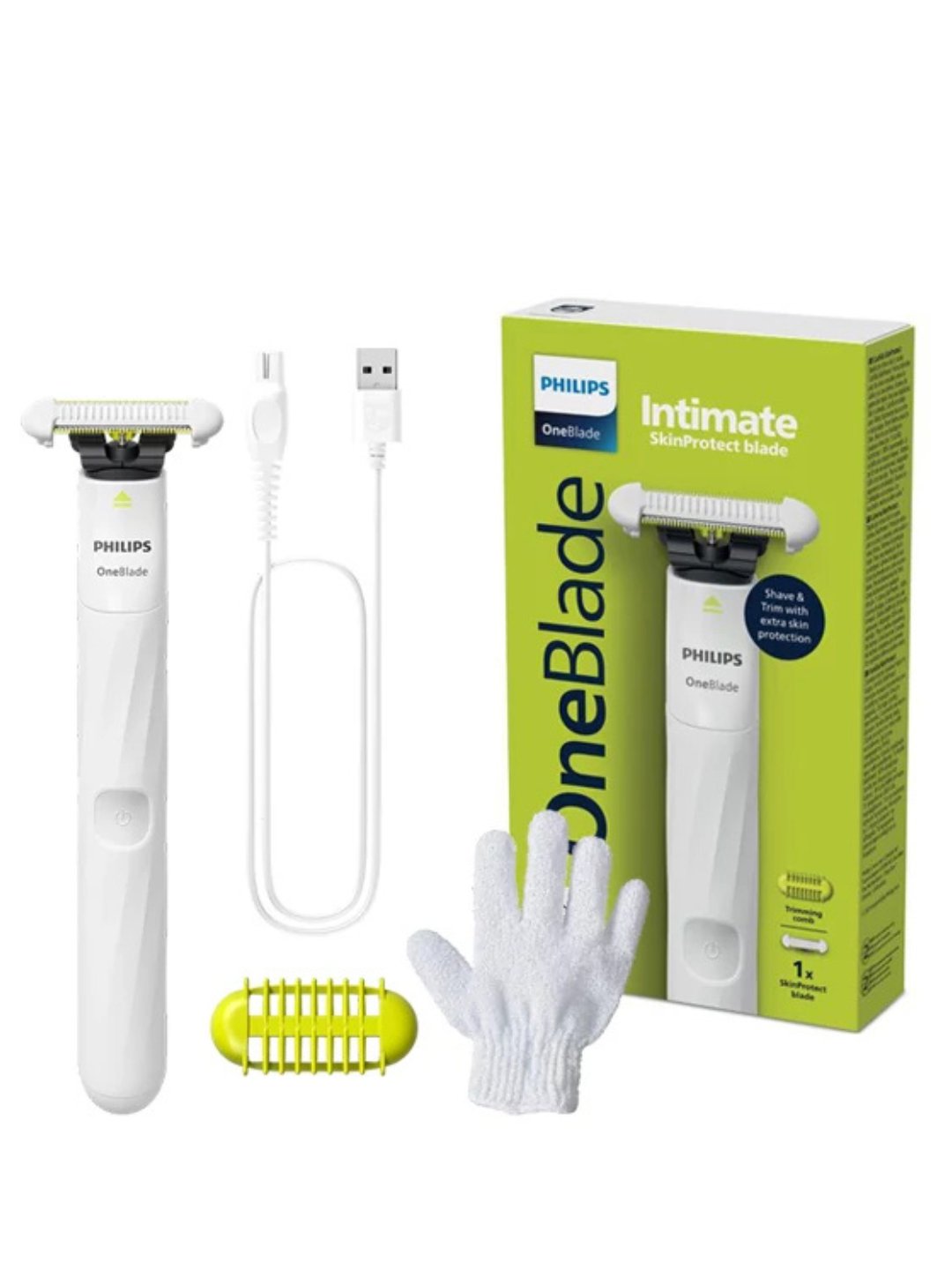 Электробритва Philips OneBlade Intimate QP1924/24 для интимных зон