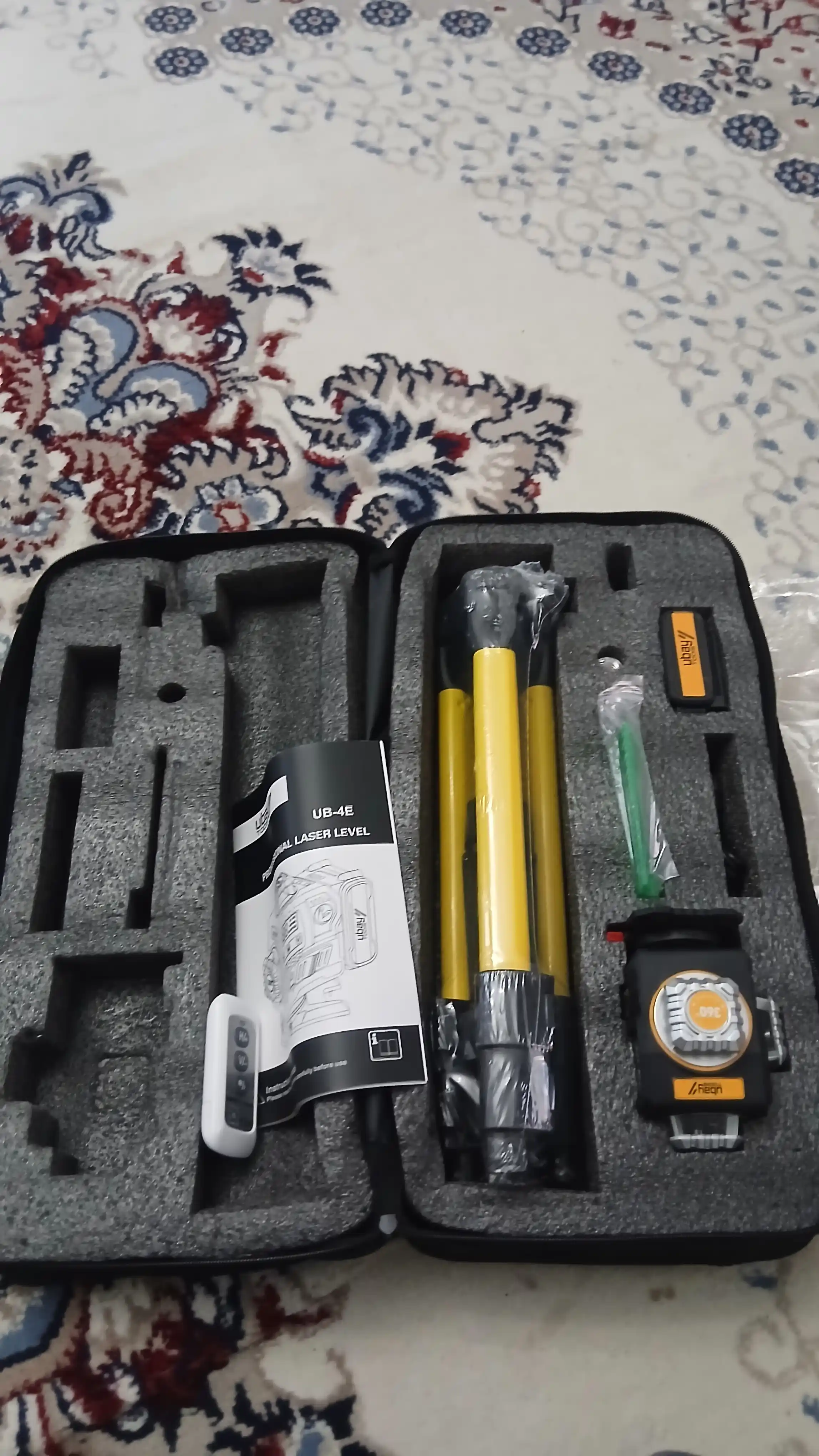 UBAY 4D 16 chiziqli lazerli nivelir,lazer shtativ bilan,lazerniy uroven,lazer professional